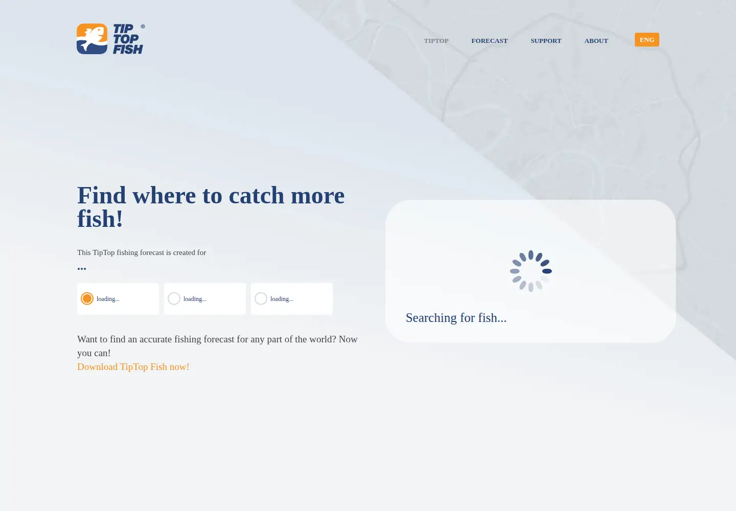 Screenshot of tiptop.fish