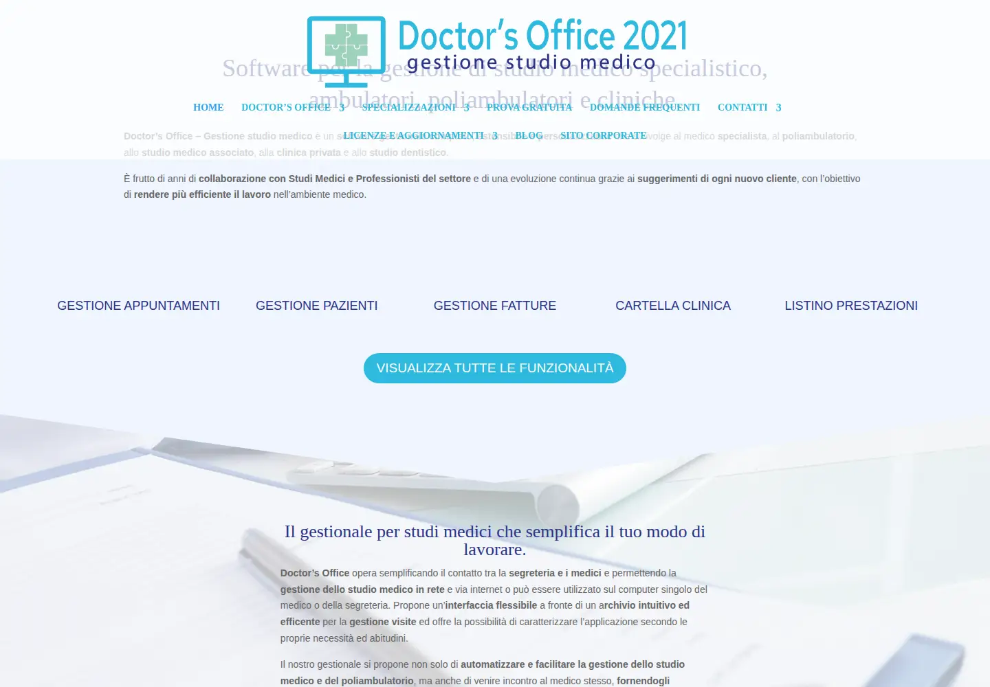 Screenshot of doctorsoffice.it