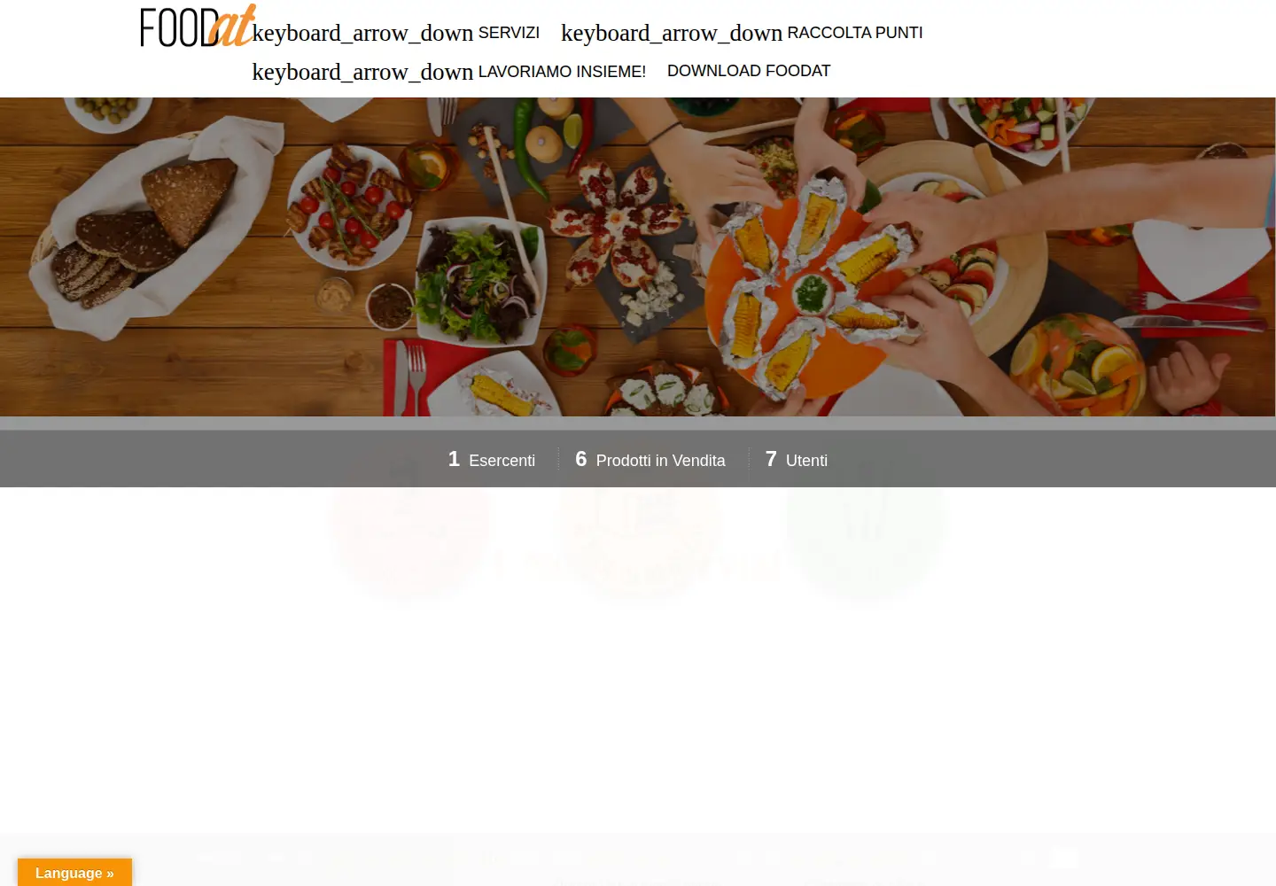 Screenshot of foodat.it