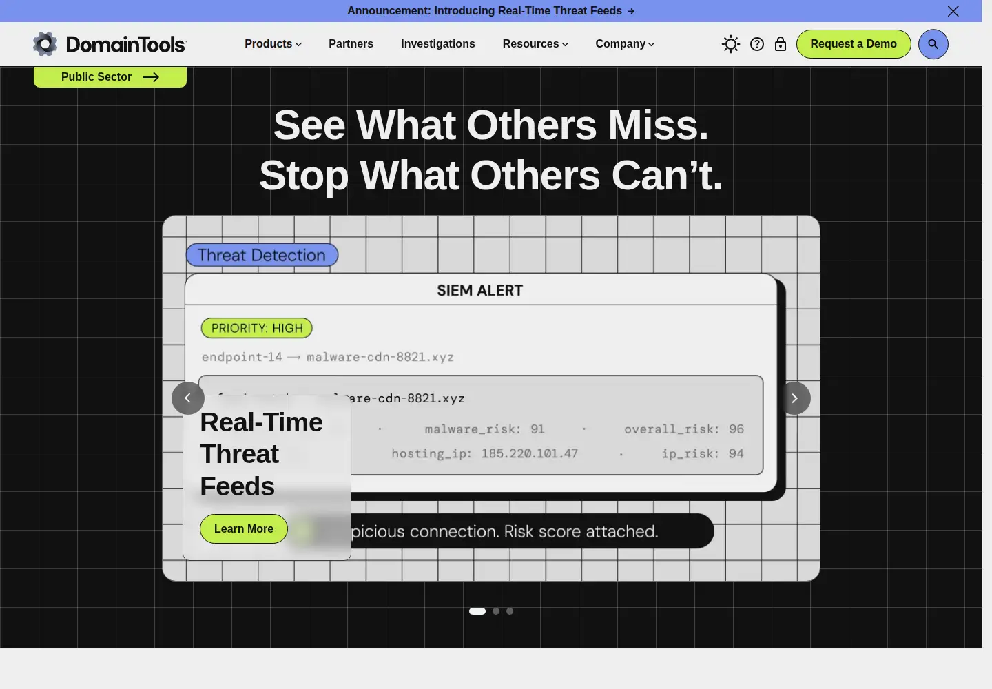Screenshot of domaintools.com