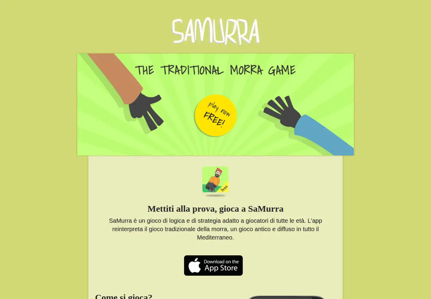 Screenshot of samurra.it