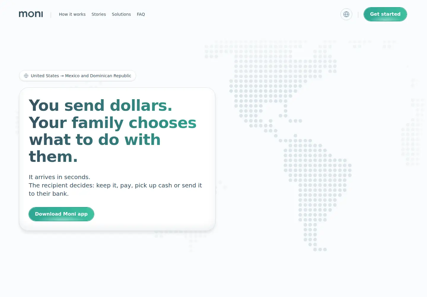 Screenshot of moni.lat