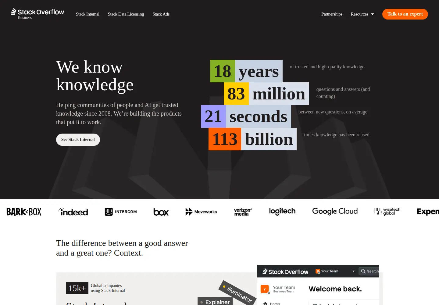 Screenshot of stackoverflow.co