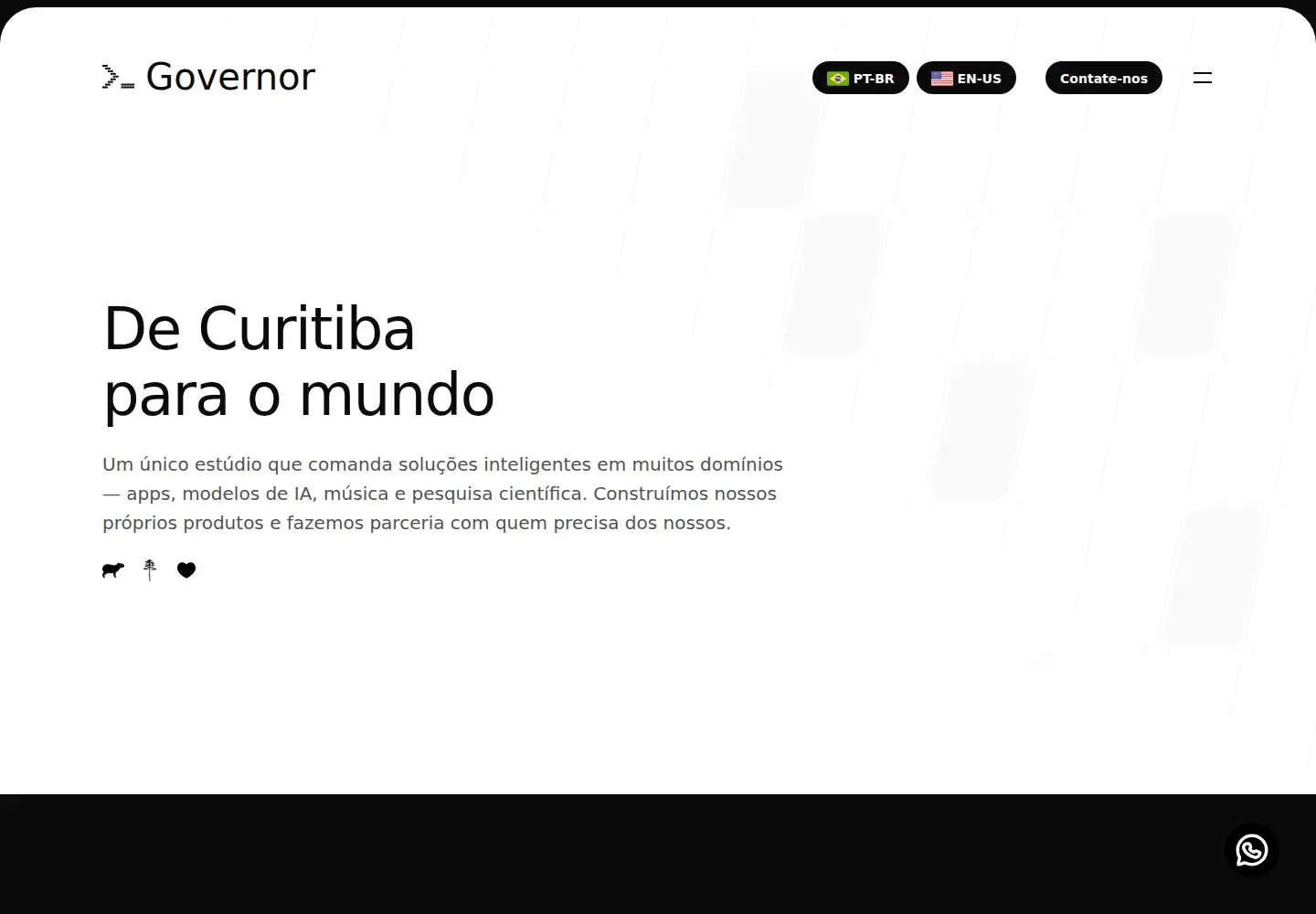 Captured homepage of governor.ltd in the current scan