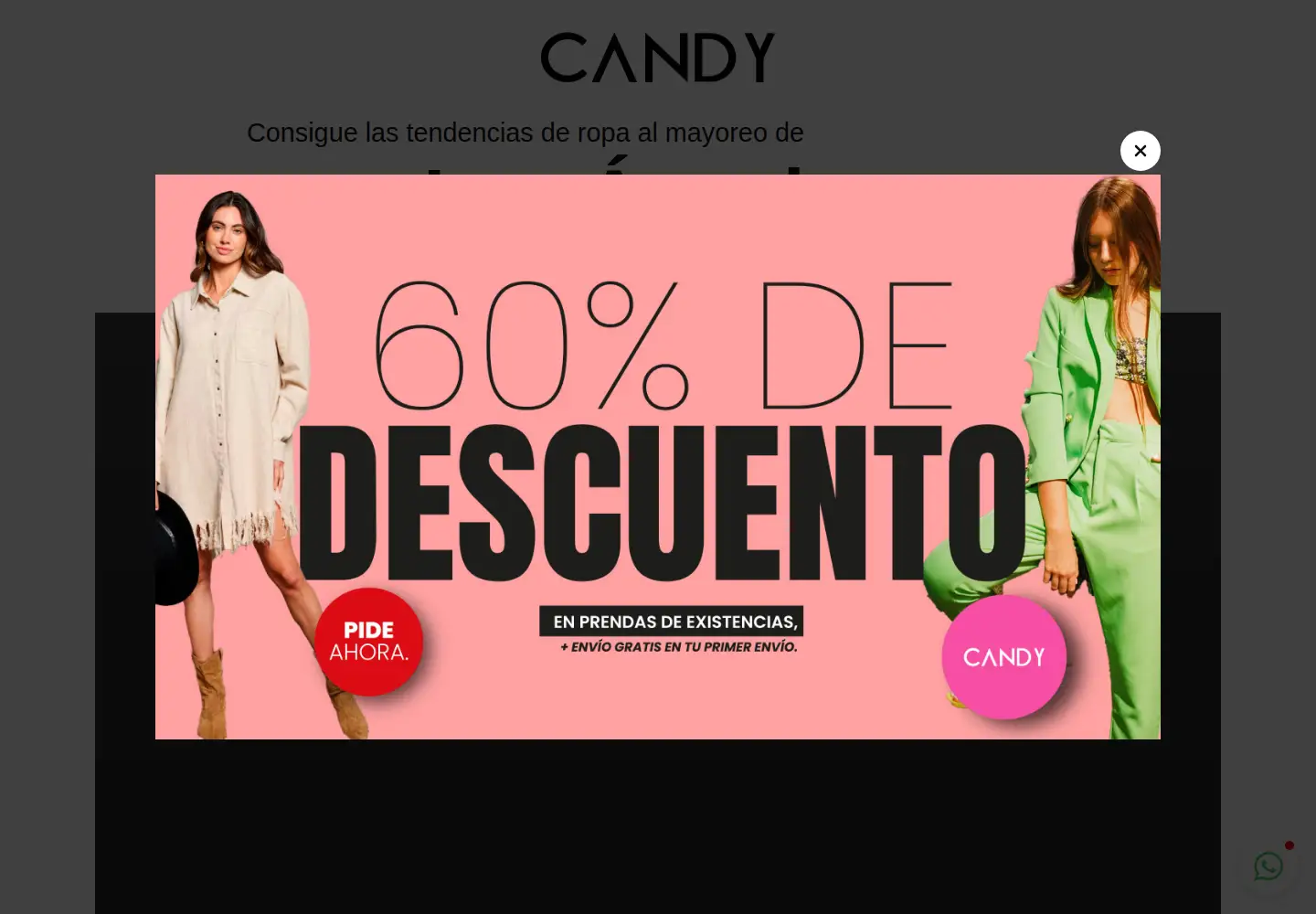 Screenshot of candyshop.com.mx