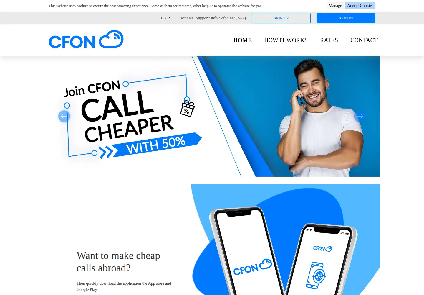 Screenshot of cfon.net
