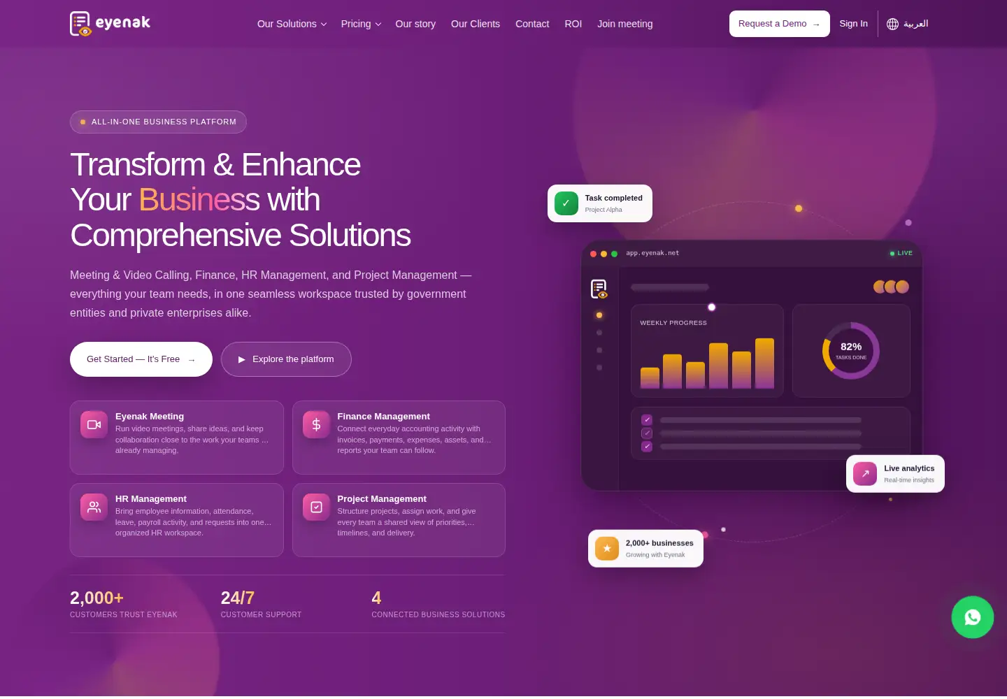 Screenshot of eyenak.net