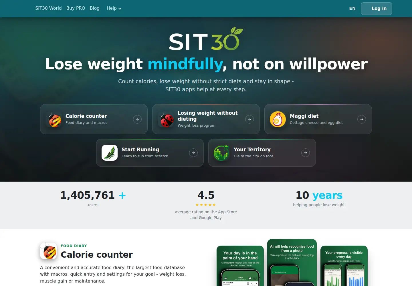 Captured homepage of sit30.net in the current scan