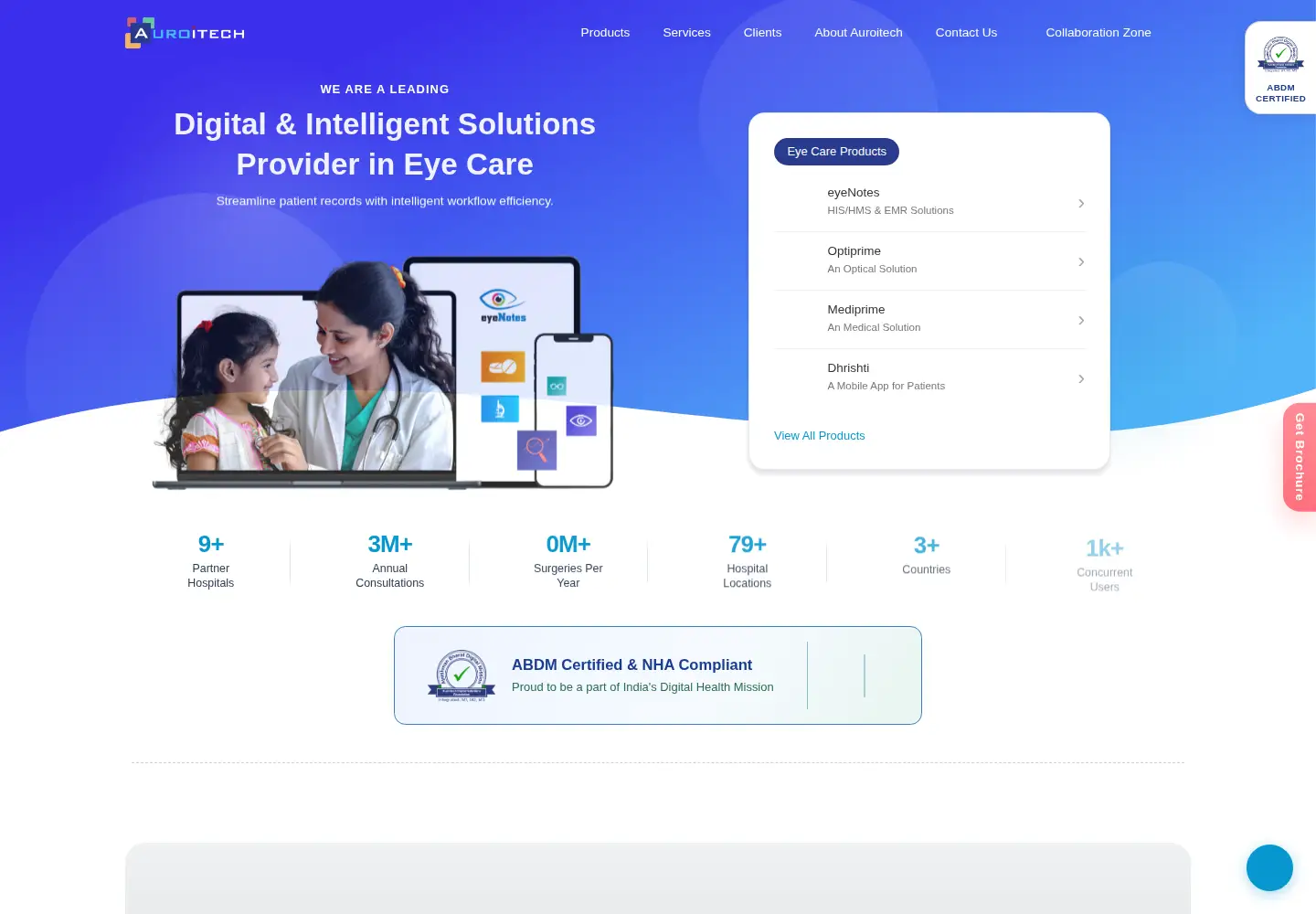 Screenshot of auroitech.org