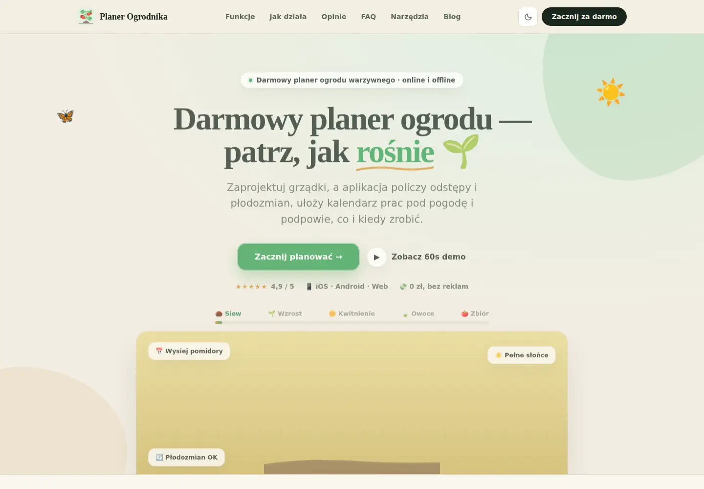 Screenshot of planerogrodnika.pl