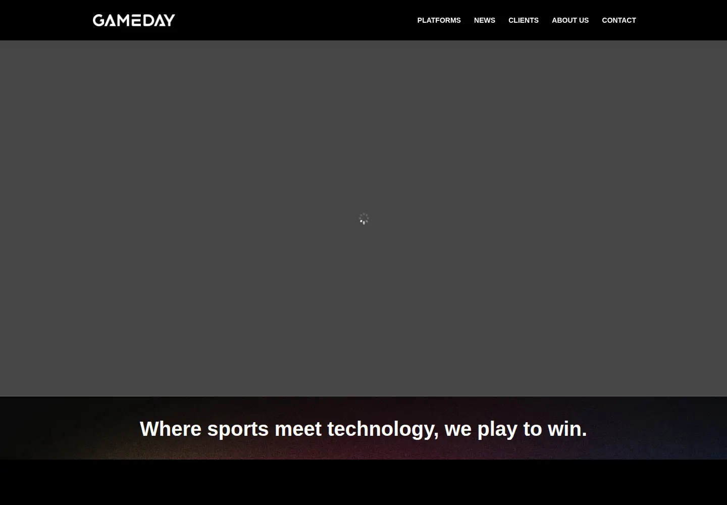 Screenshot of gamedayinteractive.se