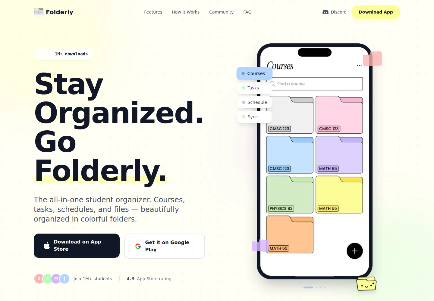 Screenshot of folderly.top