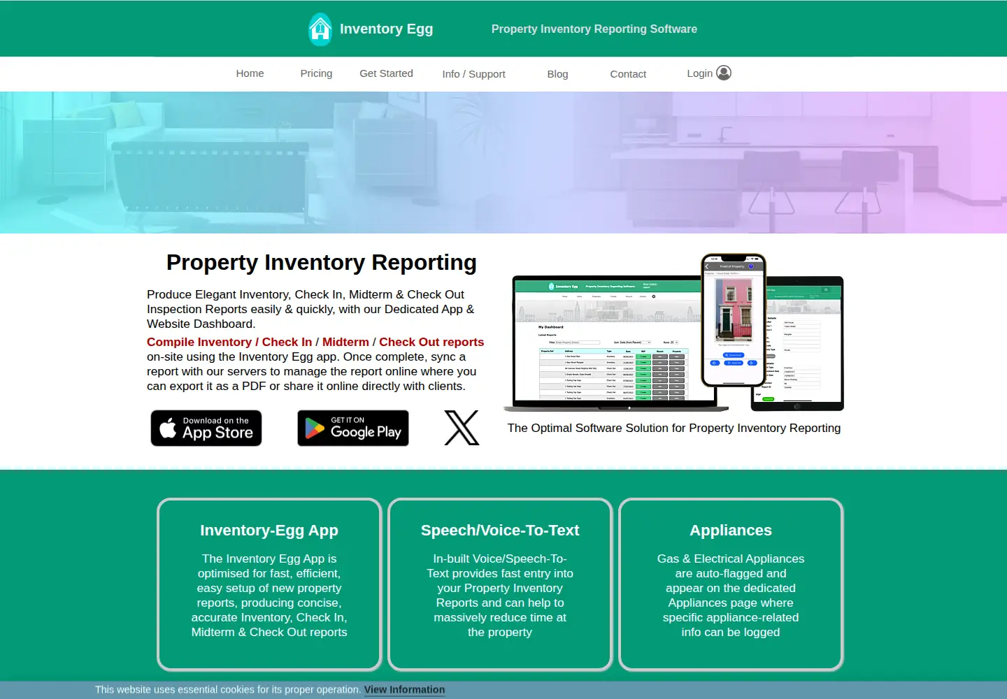 Screenshot of inventory-egg.co.uk