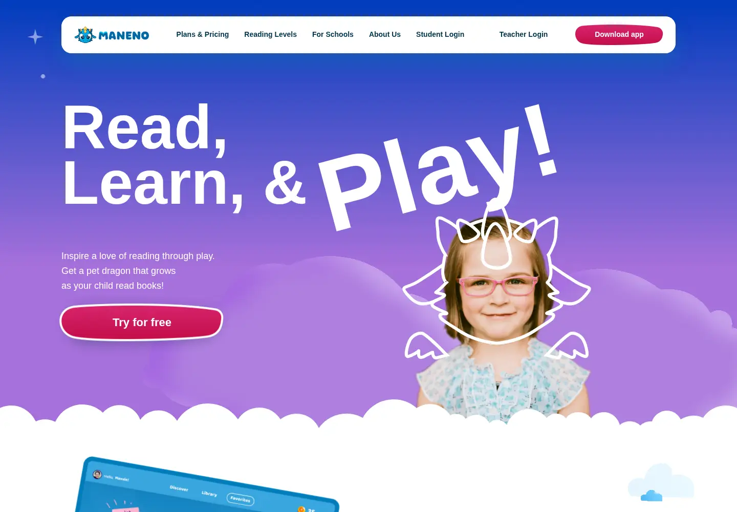 Screenshot of maneno.co.uk