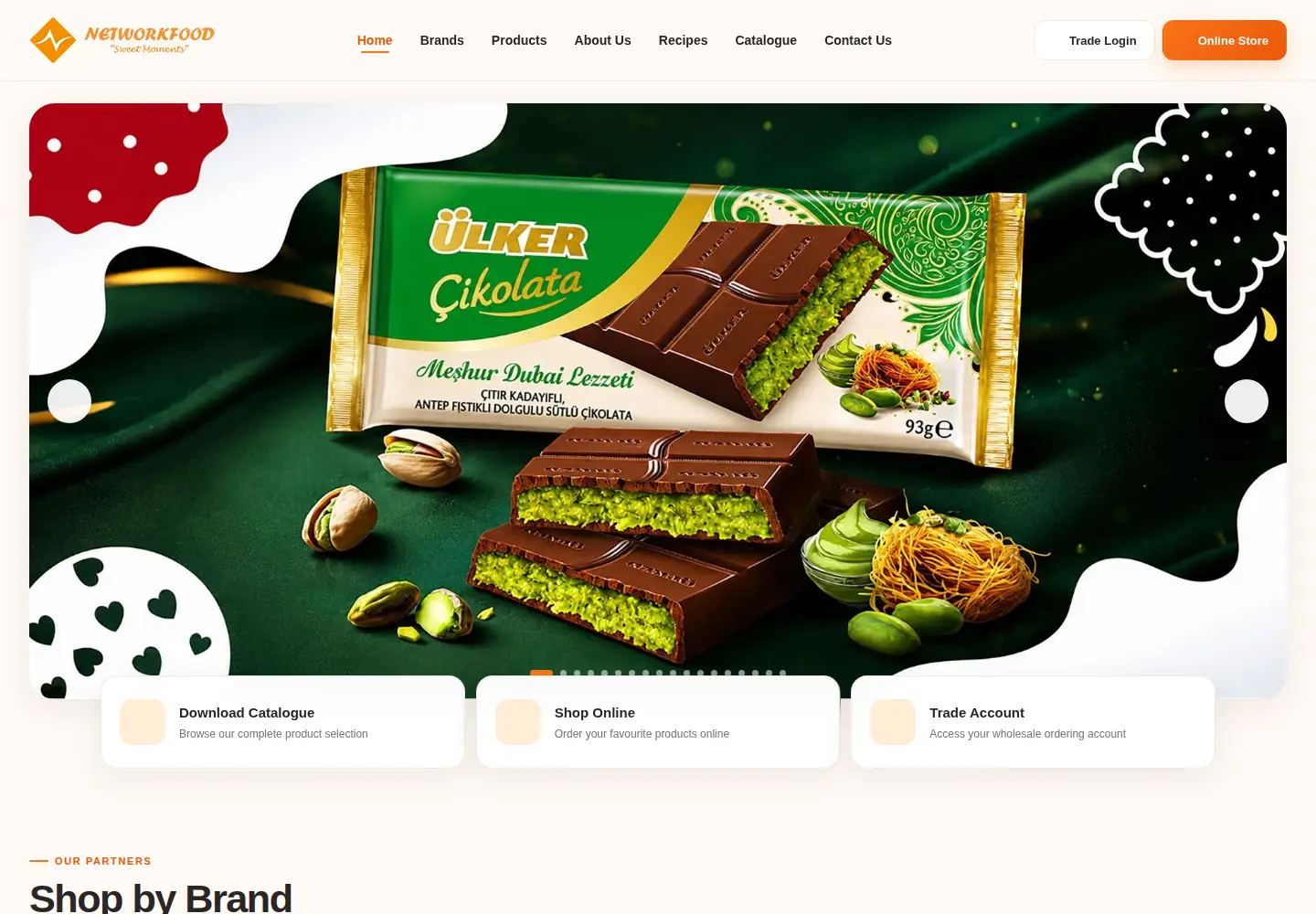 Screenshot of networkfood.co.uk
