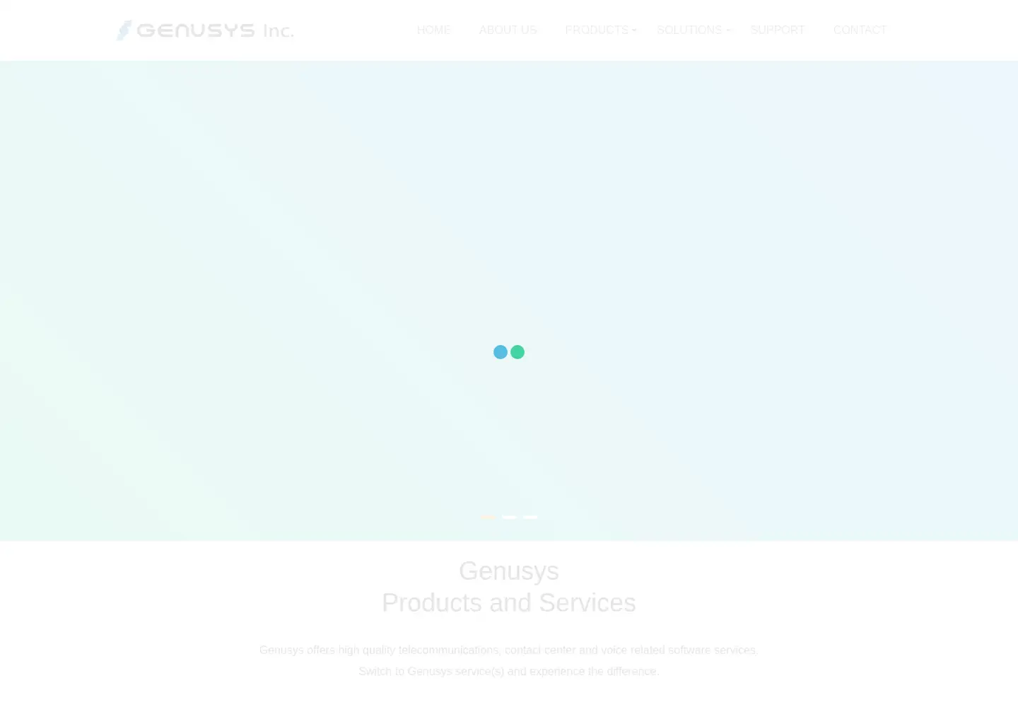 Screenshot of genusys.us
