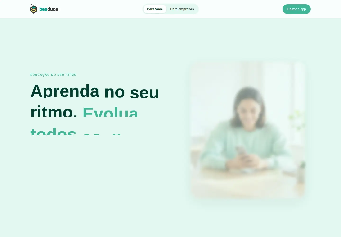 Screenshot of beeduca.app