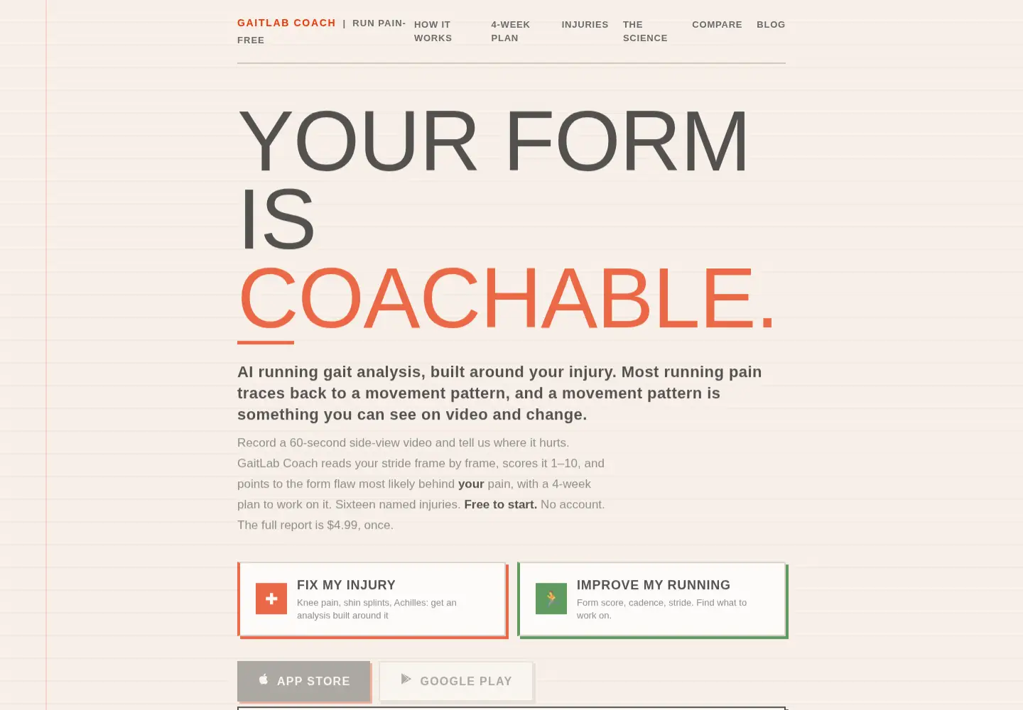 Screenshot of gaitlab.app