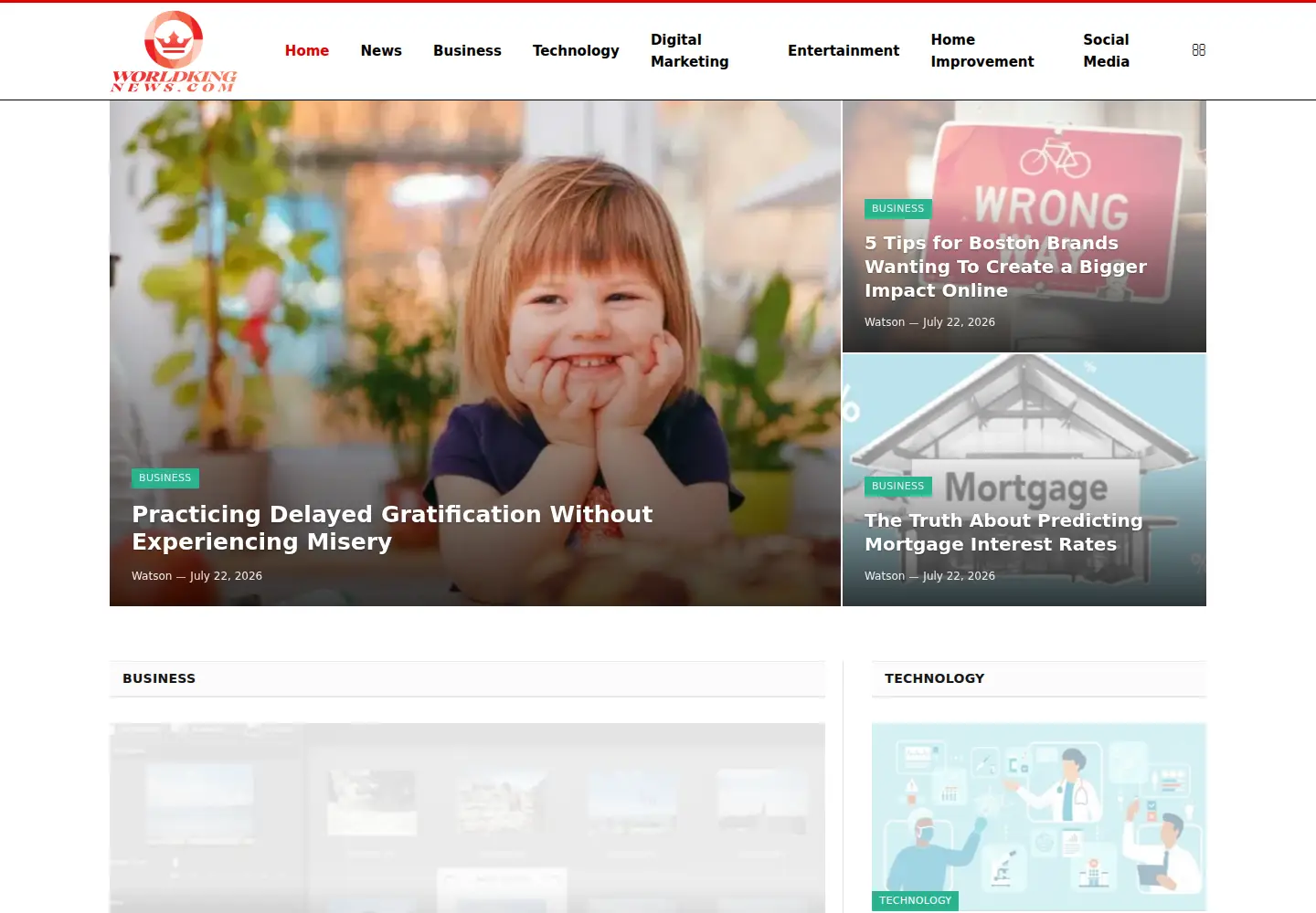 Screenshot of themagazinenews.com