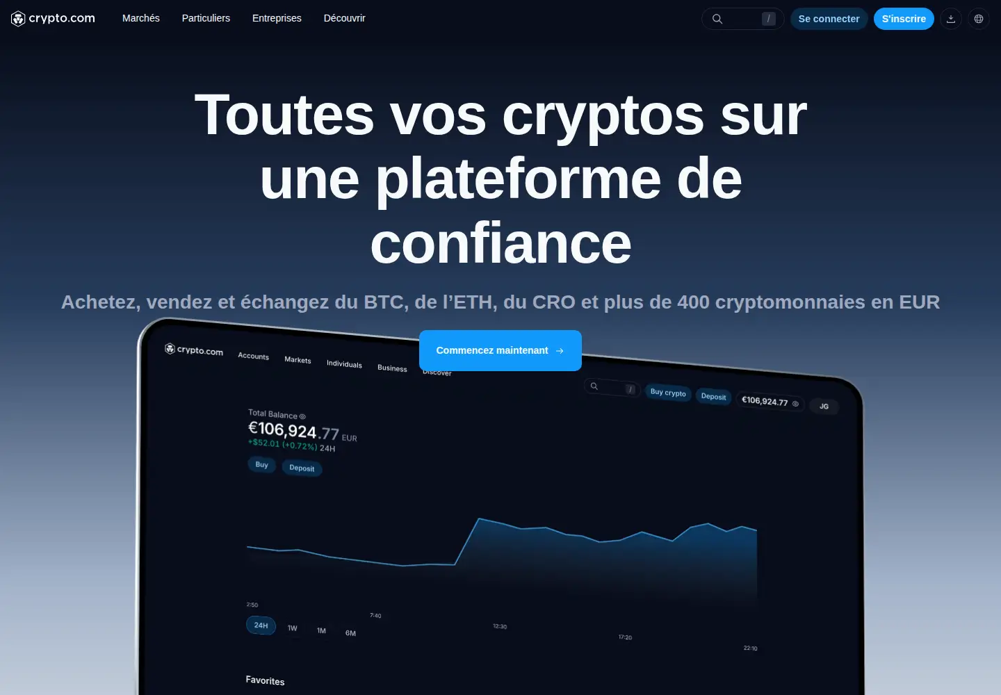 Screenshot of crypto.com