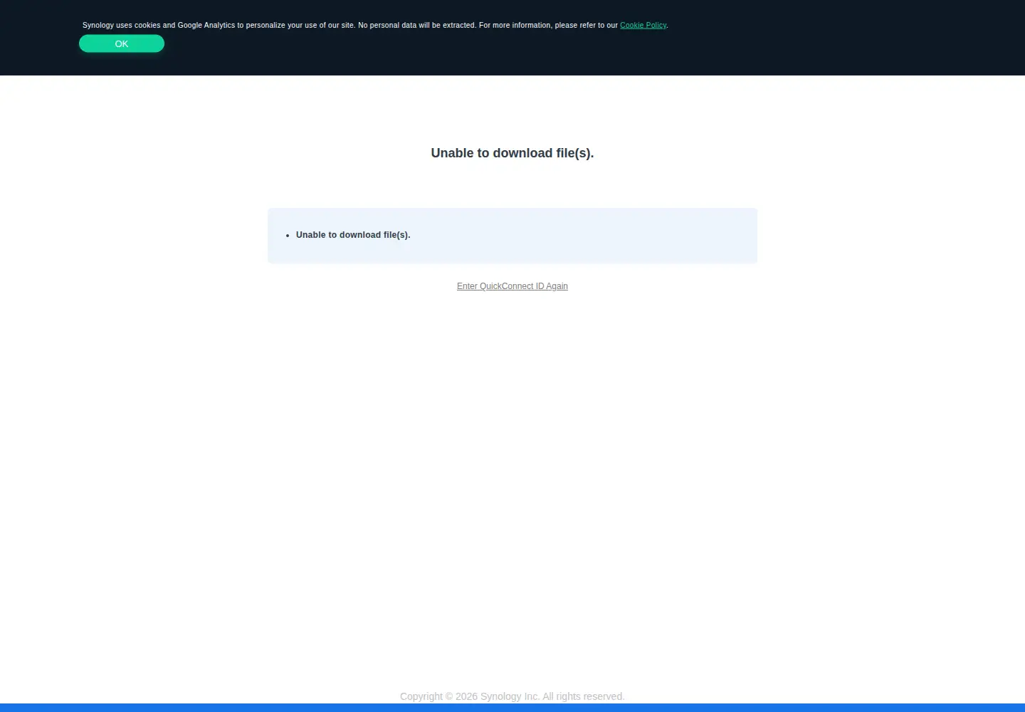 Screenshot of gofile.me