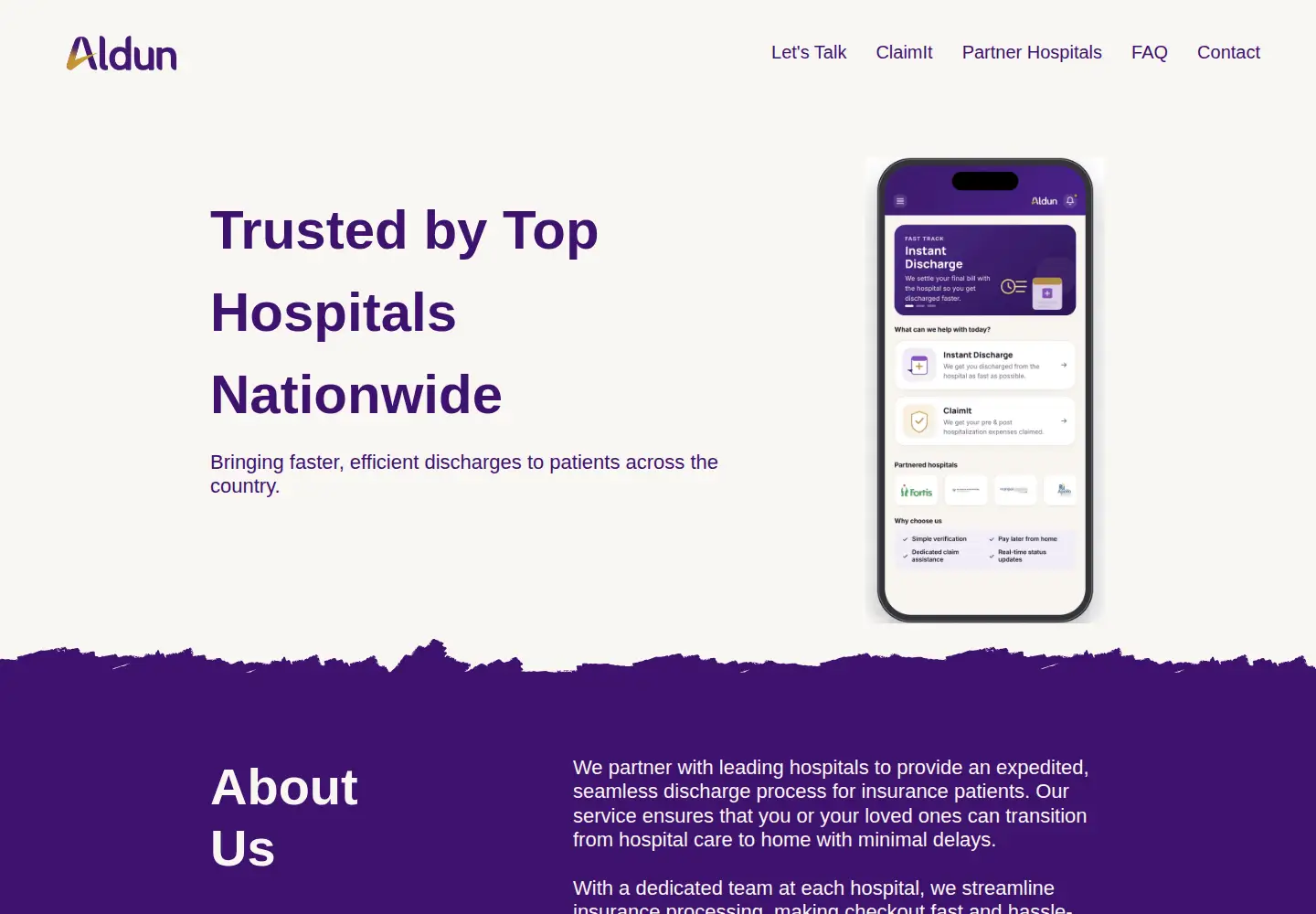 Screenshot of aldun.com
