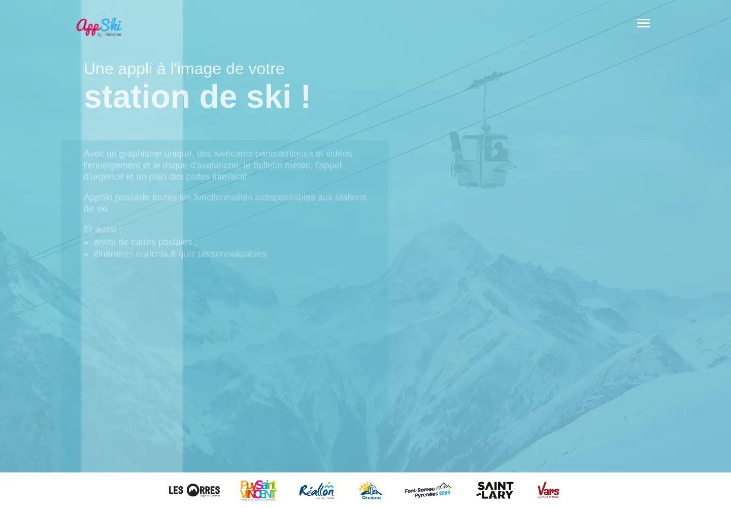 Screenshot of app-ski.com