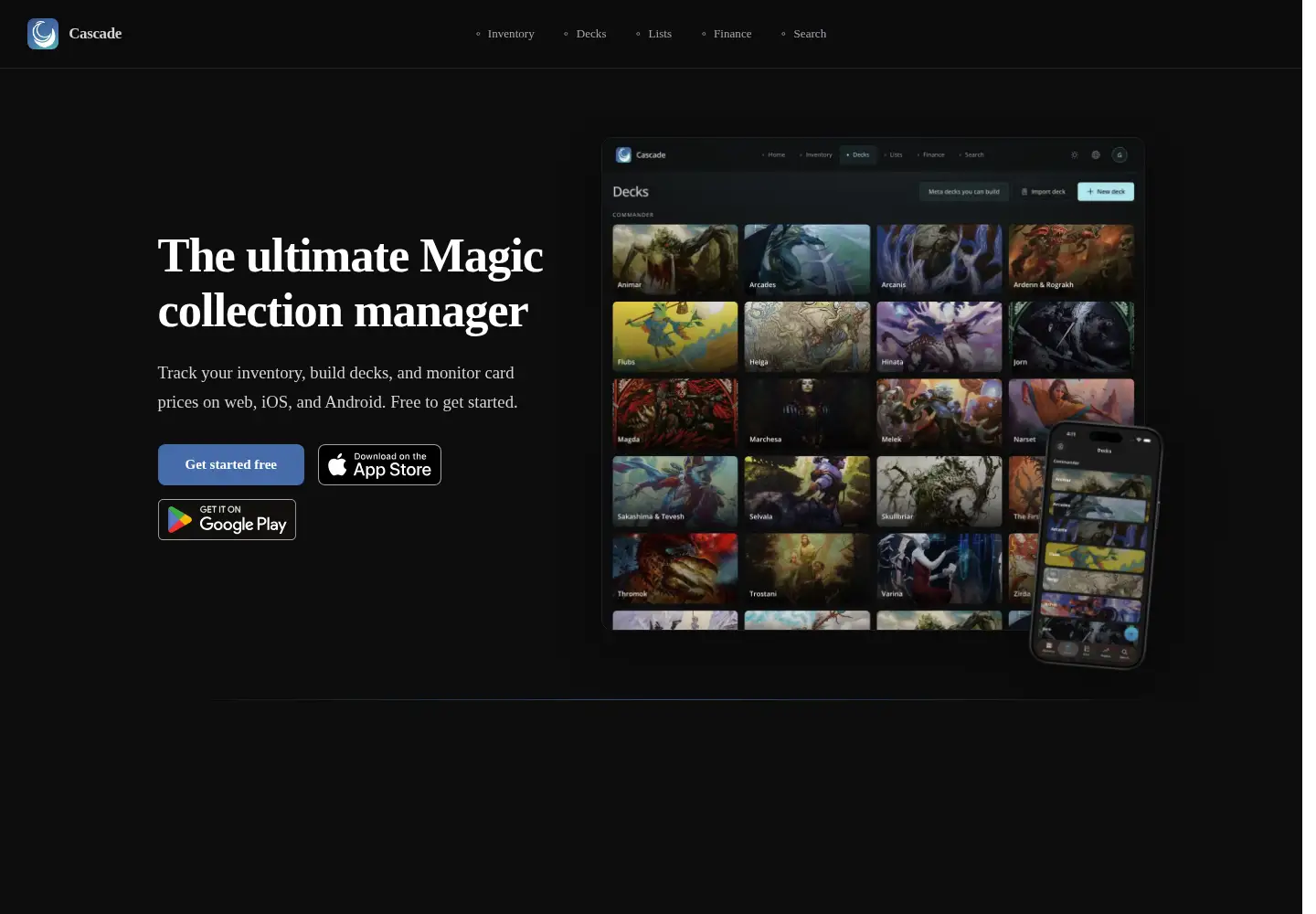 Screenshot of cascademtg.com