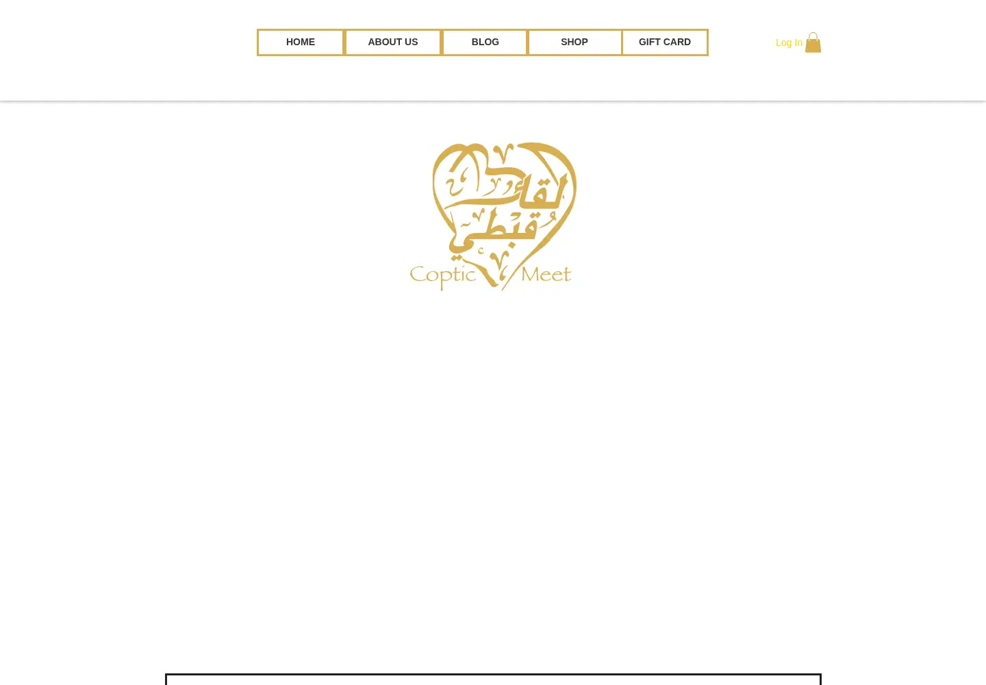 Captured homepage of copticmeet.com in the current scan