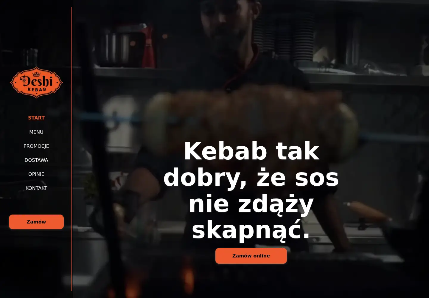 Captured homepage of deshikebab.com in the current scan