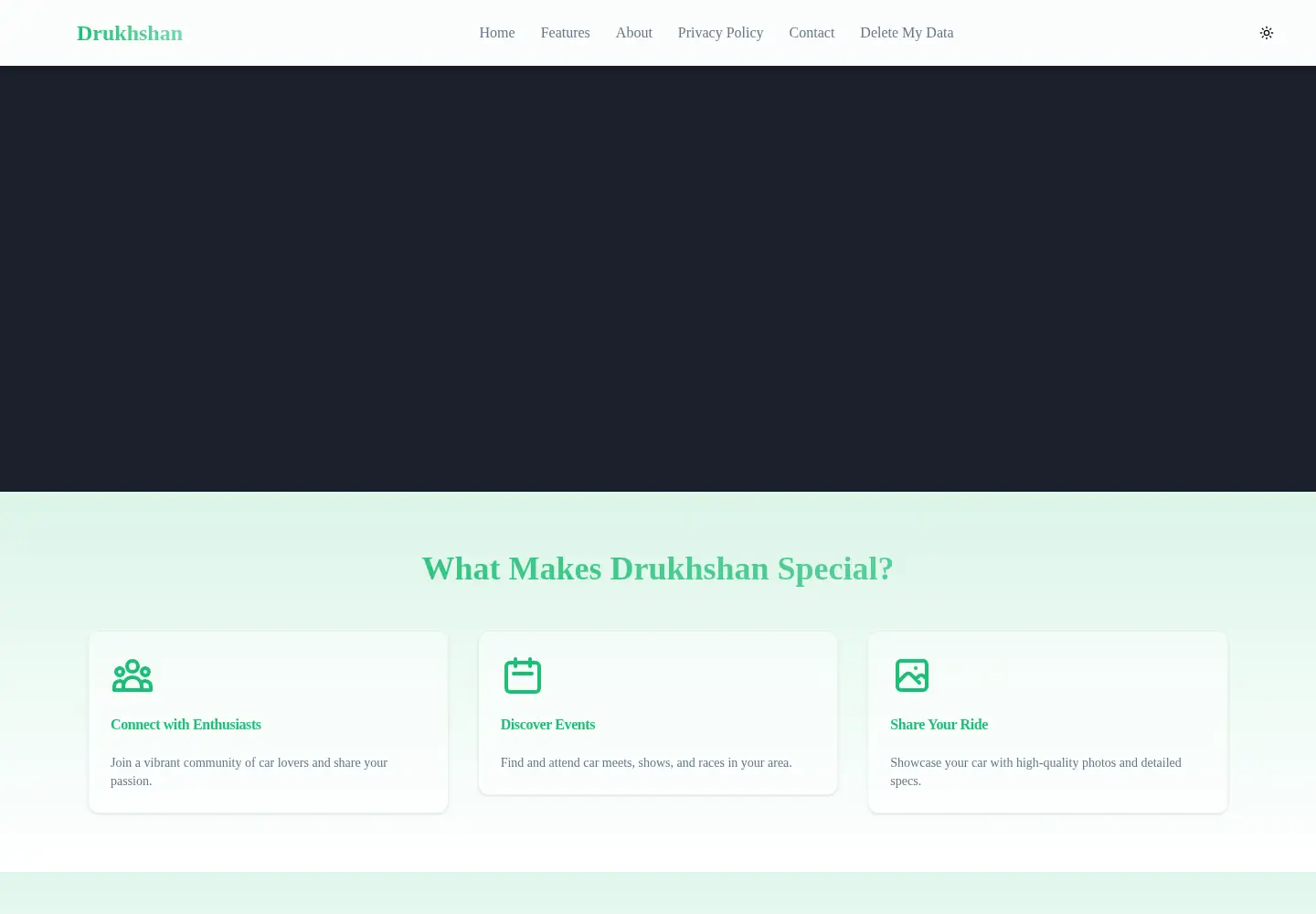 Captured homepage of drukhshan.com in the current scan