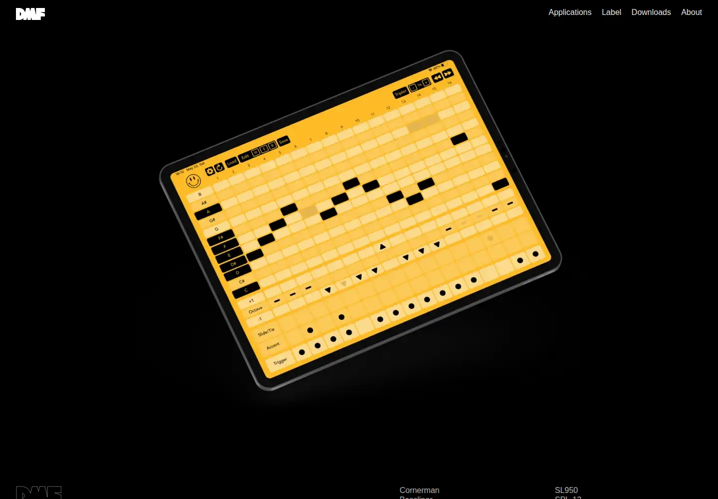 Captured homepage of drummachinefunk.com in the current scan
