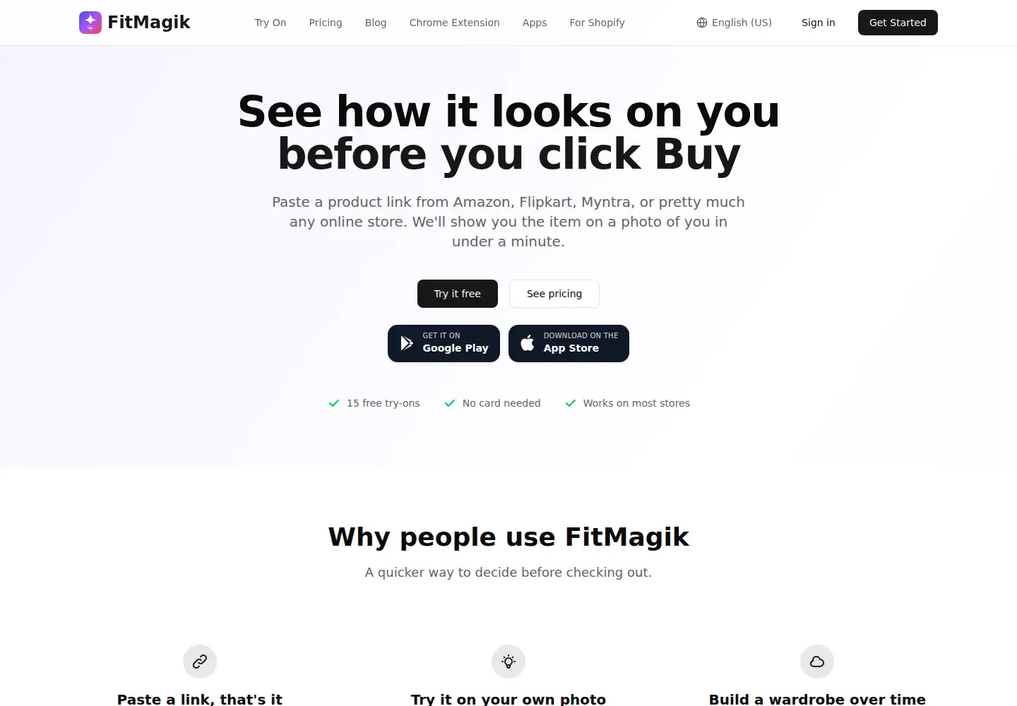 Screenshot of fitmagik.com