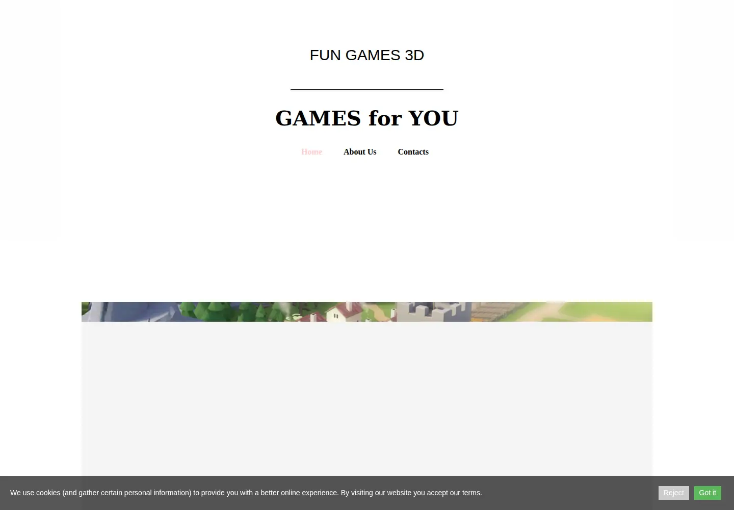 Screenshot of fungames3d.com
