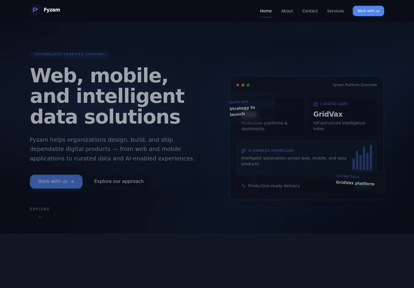 Screenshot of fyzam.com