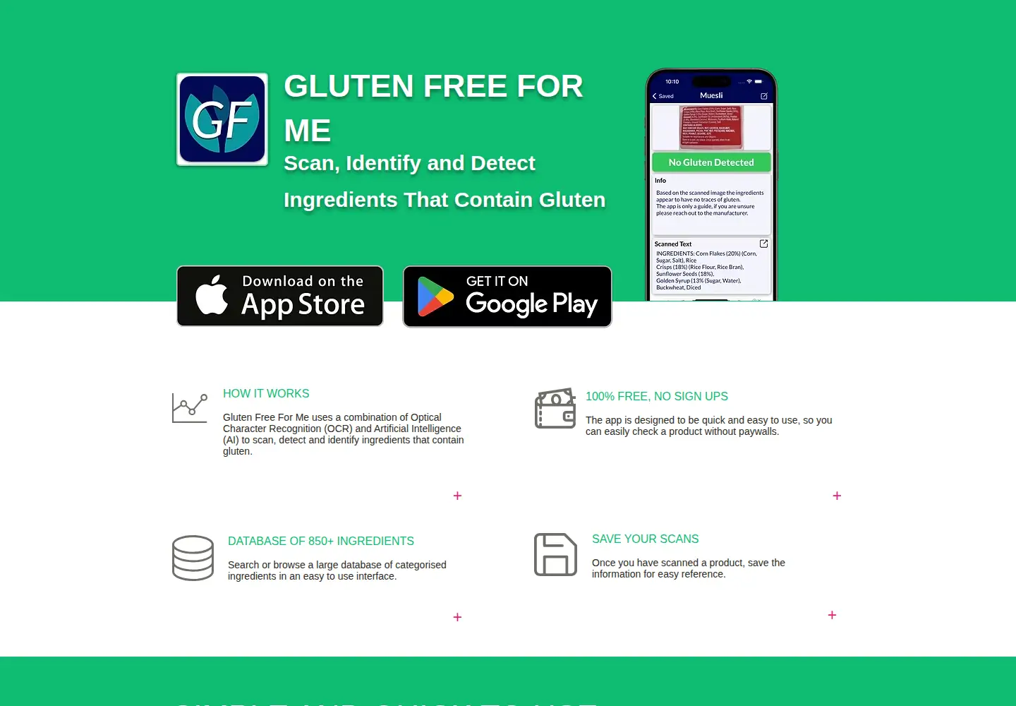 Screenshot of gfforme.com