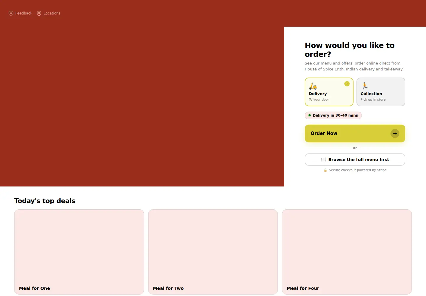 Screenshot of houseofspiceerith.com