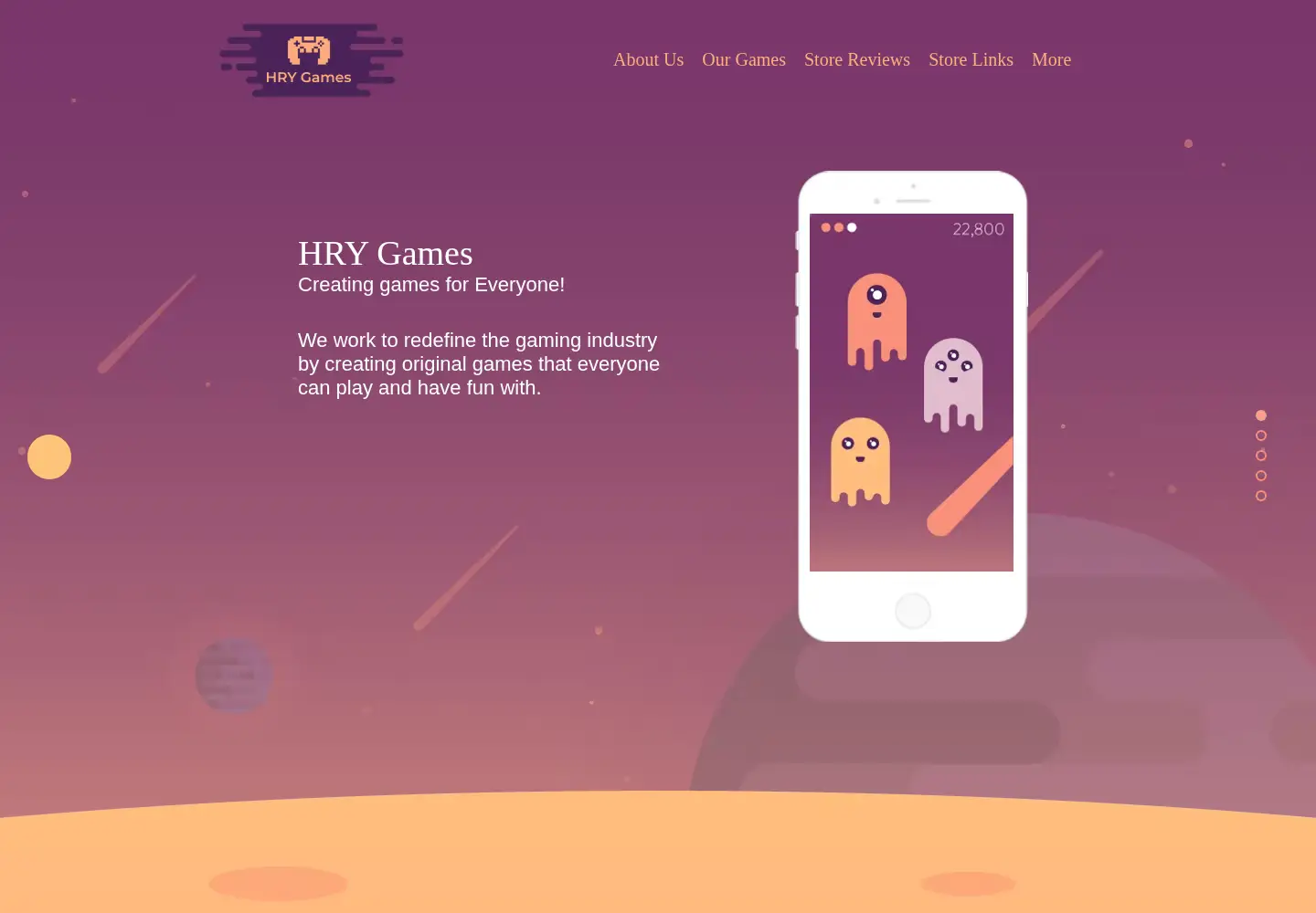 Screenshot of hrygames.com