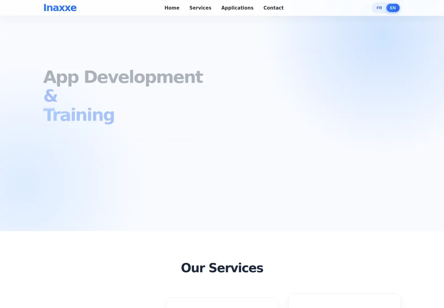 Screenshot of inaxxe.com