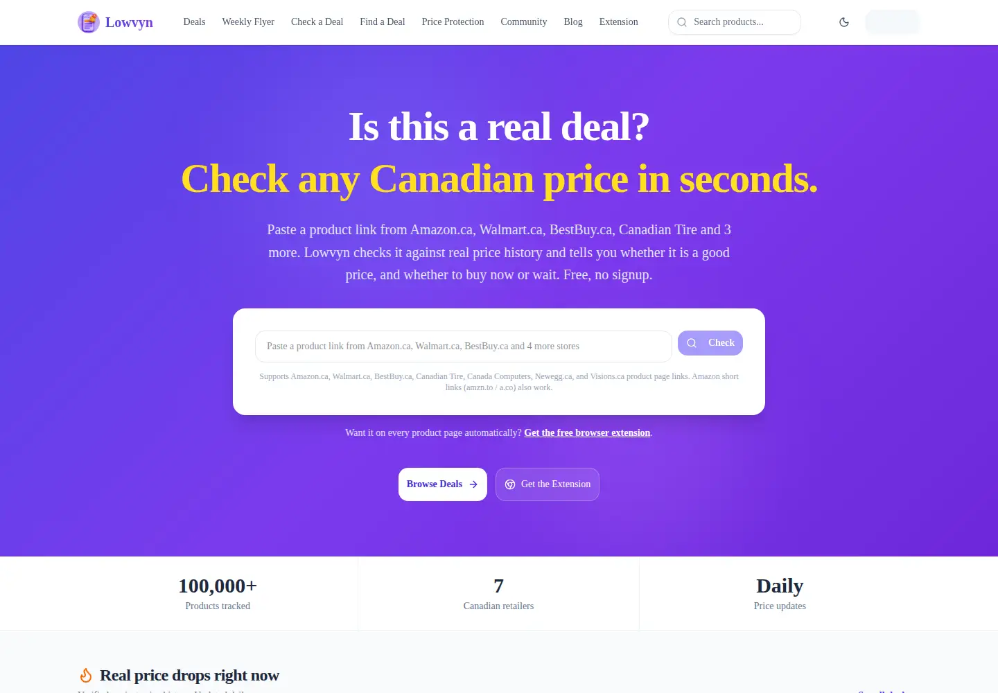 Screenshot of lowvyn.com
