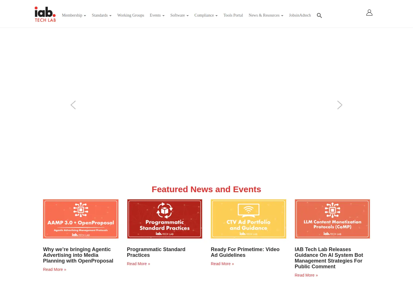 Screenshot of iabtechlab.com