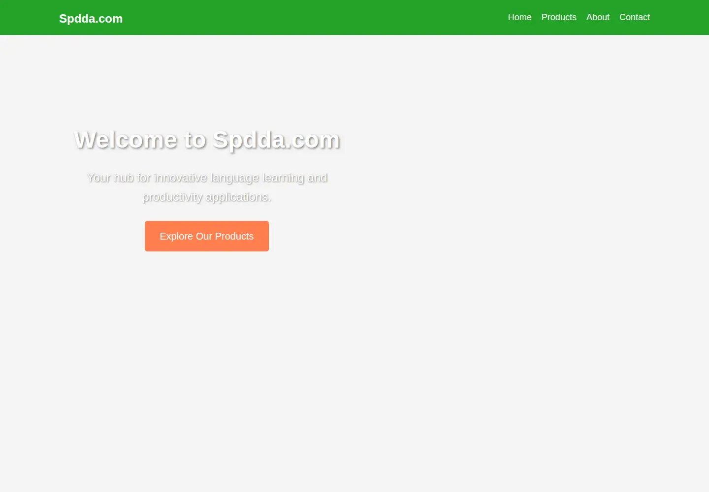 Screenshot of spdda.com