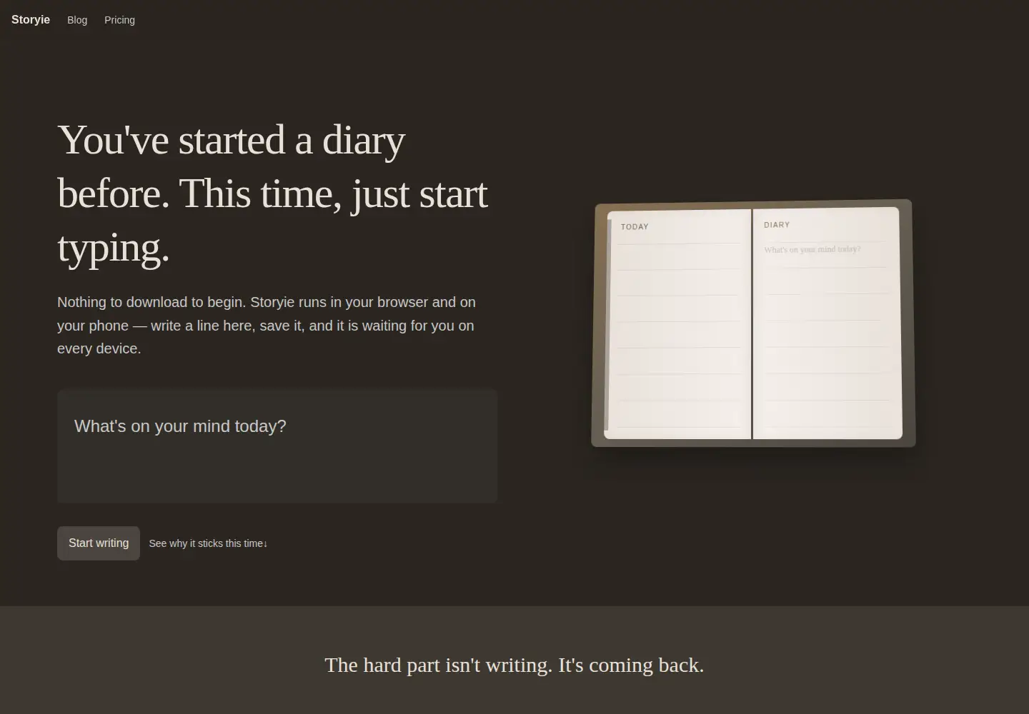 Screenshot of storyie.com