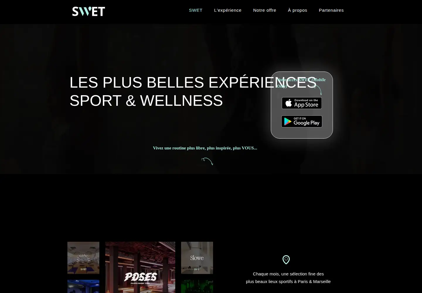 Screenshot of swet-app.com
