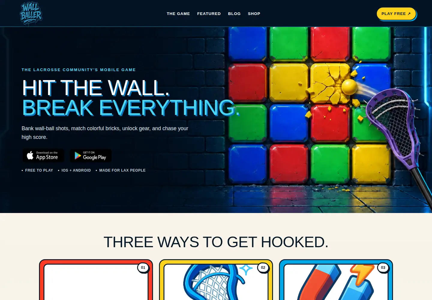 Captured homepage of wallballer.com in the current scan