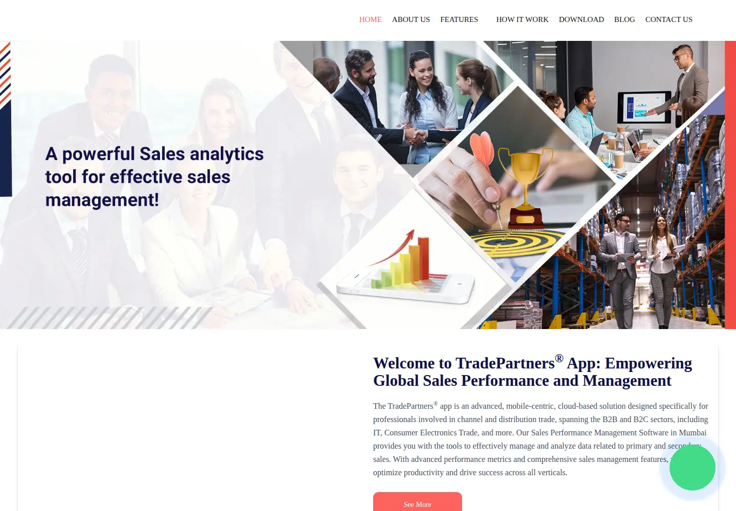 Screenshot of tradepartners.in