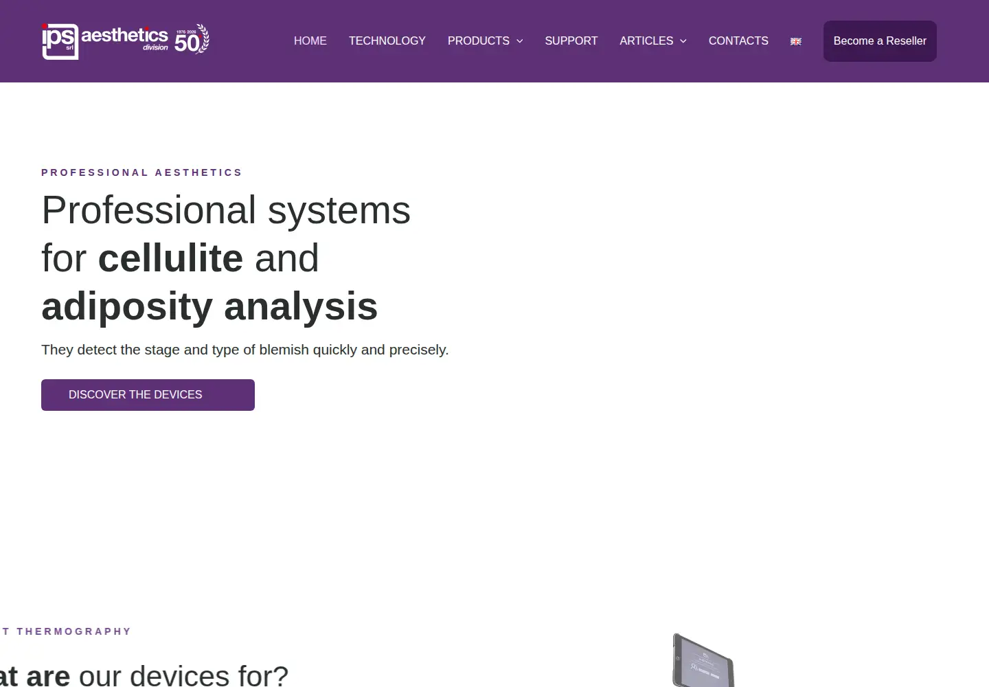 Screenshot of ips-aesthetics.it