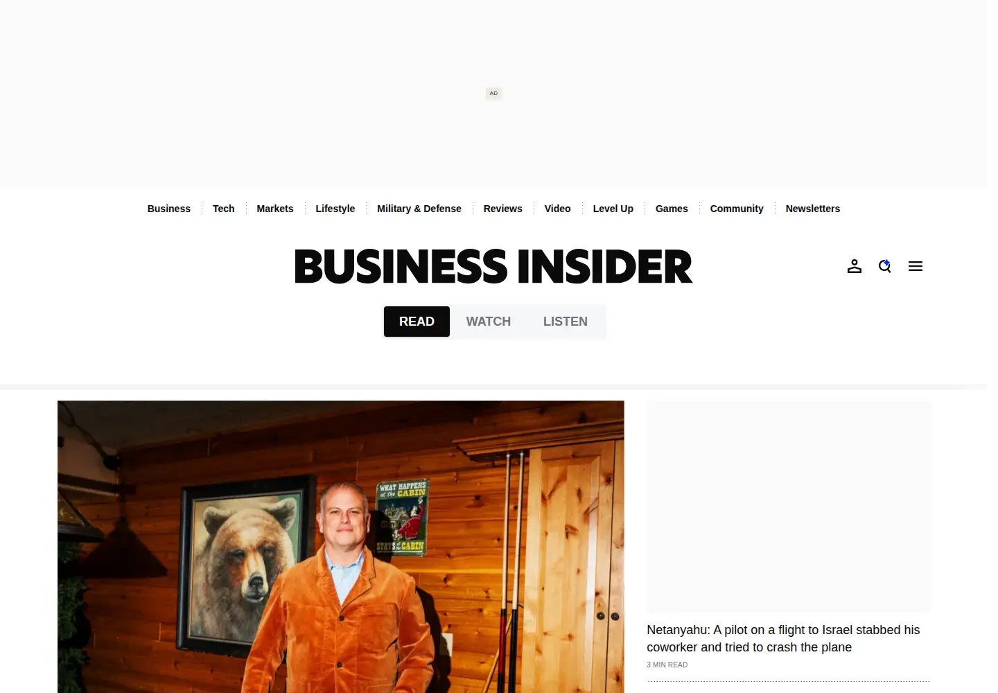 Screenshot of businessinsider.nl