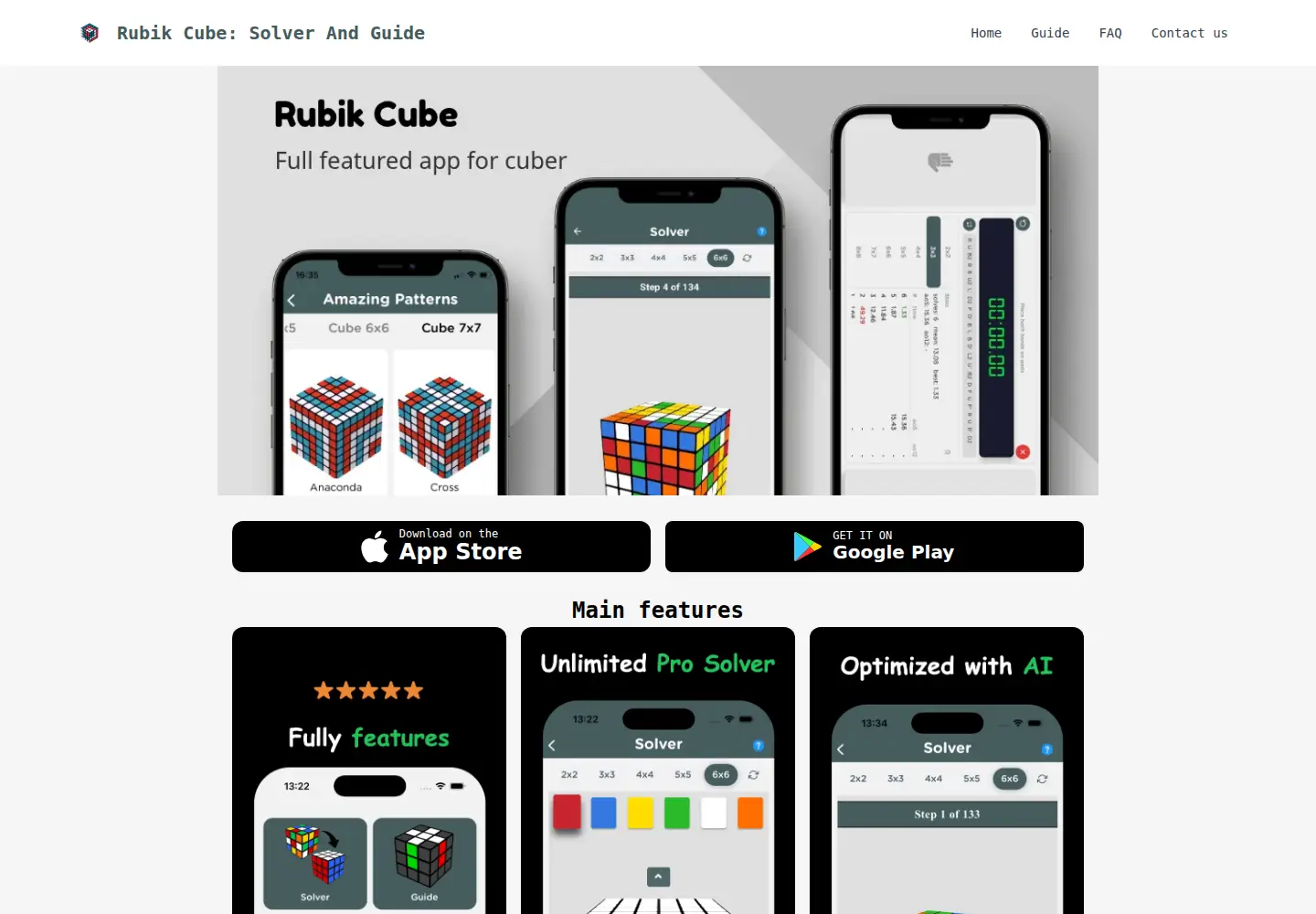 Screenshot of rubik-cube.net