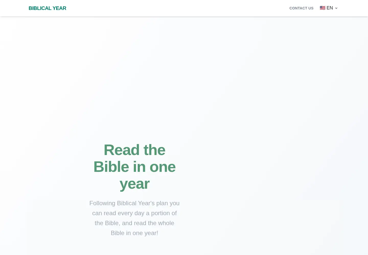 Screenshot of biblicalyear.org